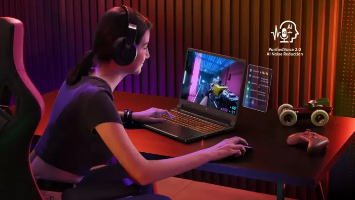 Laptop Acer Gaming Nitro V ANV16 41 R7EN NH.QP2SV.004 - lọc tiếng ồn