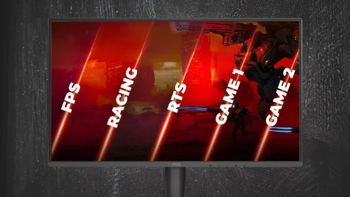Màn hình AOC 24G50Z/71 - Game Mode và Dial Poin
