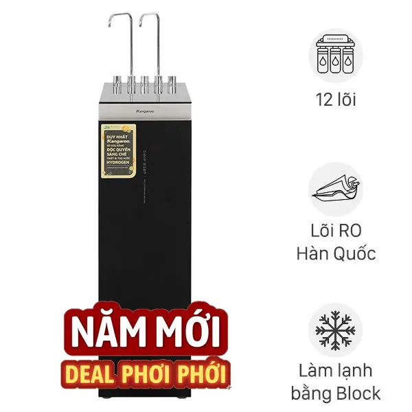 Máy lọc nước RO nóng nguội lạnh Hydrogen Kangaroo KG12A8