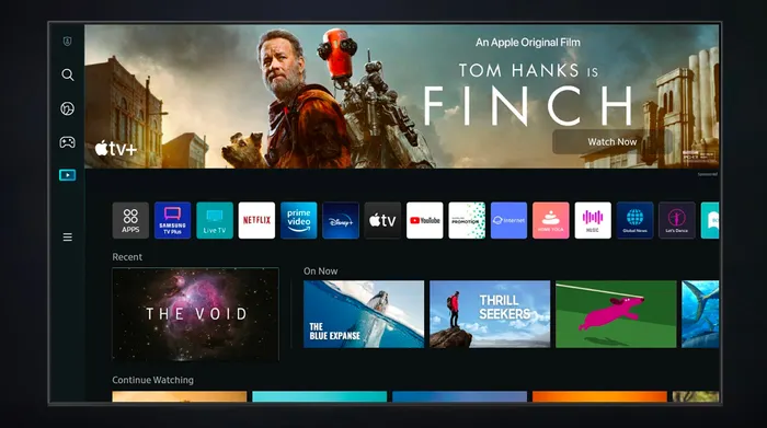 Smart Tivi QLED 4K 50 inch Samsung QA50Q60B - Hệ điều hành