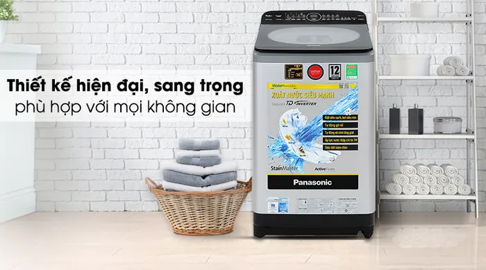 Thiết kế - Máy giặt Panasonic Inverter 9.5kg NA-FD95X1LRV