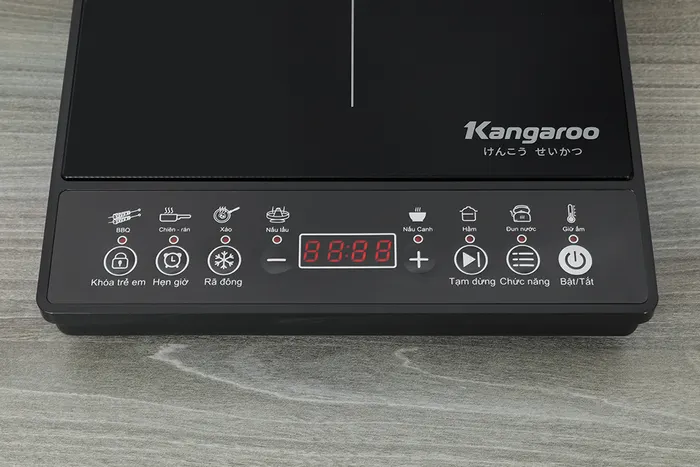 Bếp từ Kangaroo KG18IC1 - bảng điều khiển