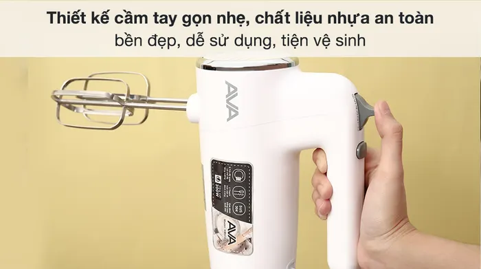 Máy đánh trứng AVA HM9103-GS - Thiết kế, chất liệu