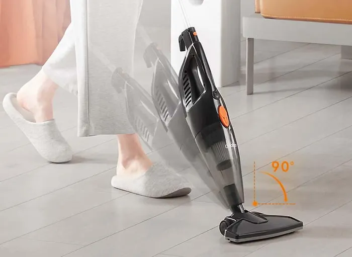 Máy hút bụi Gaabor GVCW-M15AS trang bị chổi quét xoay 90 độ 