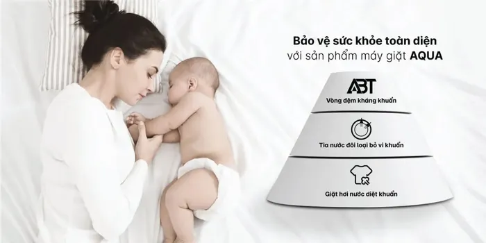 Máy giặt AQUA Inverter 10kg AQD-A1000G.S
