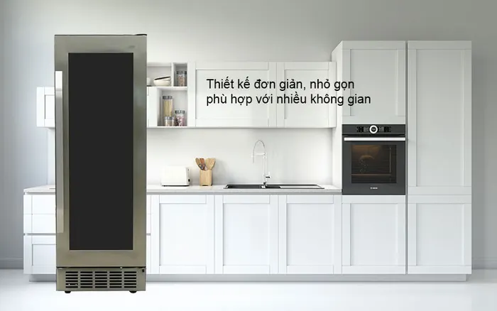 Thiết kế đơn giản, nhỏ gọn phù hợp với nhiều không gian