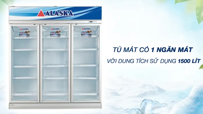 Tủ mát Alaska 1500 lít LC-1500C3 - Thiết kế