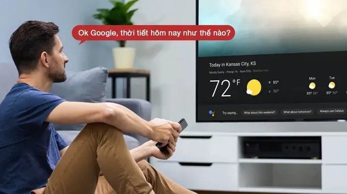 Google Tivi QD-Mini LED TCL AI 4K 55 inch 55C6KS - Tiện ích