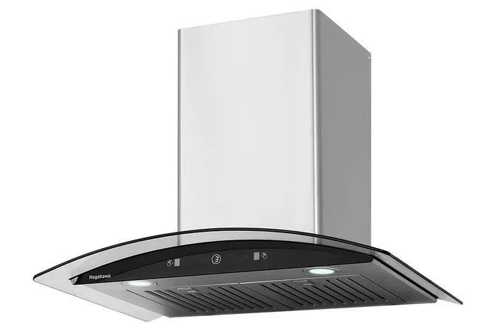 Công suất, chế độ hút - Máy hút mùi kính cong Nagakawa NKCH10M70