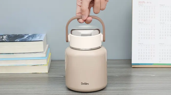 Bình giữ nhiệt Inox 800 ml Delites XB-24170 Nâu - Đặc điểm nổi bật