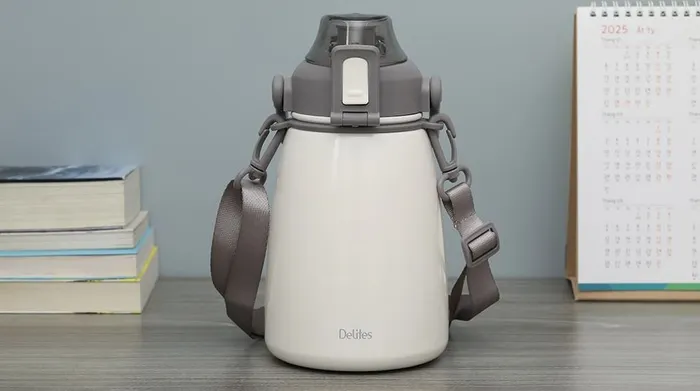Bình giữ nhiệt Inox 1100 ml Delites DSV-088 Trắng