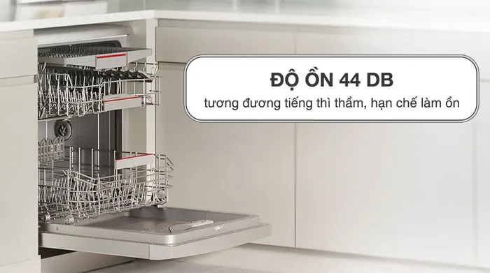 Máy rửa chén độc lập Bosch SMS4ECI26E - Độ ồn