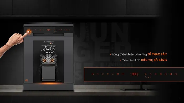 Máy rửa chén độc lập Junger Leopard DWJ-143 - Bảng điều khiển