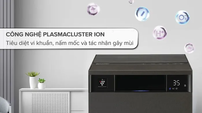 Máy lọc không khí Sharp FX-S120V-H 72W - Côn nghệ Plasmacluster ion