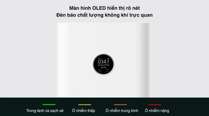 Máy lọc không khí Xiaomi Smart Air Purifier 4 Pro (BHR5056EU) 50W - Bảng điều khiển