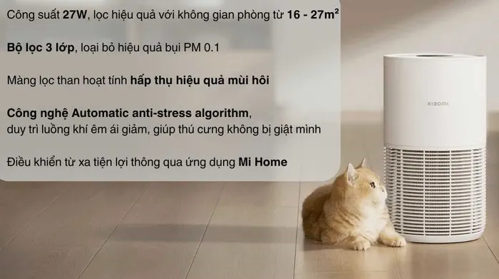 Máy lọc không khí Xiaomi Pet Care Air Purifier EU (BHR9969EU) 27W - Thiết kế