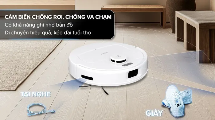 Robot hút bụi lau nhà Ecovacs N30 PRO OMNI - Công nghệ hút, bộ lọc