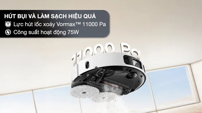 Robot hút bụi lau nhà Dreame L30S Ultra - Lực hút lốc xoáy Vormax™