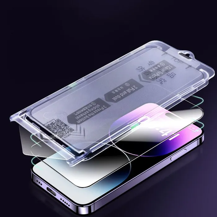 Miếng dán kính cường lực tự dán iPhone 16 Pro tự dán dễ dàng, tiết kiệm thời gian
