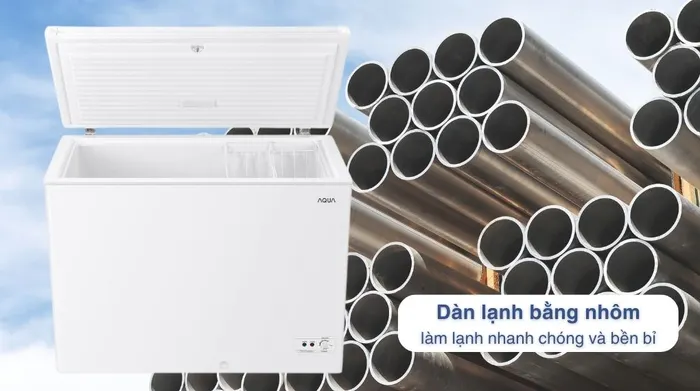 Tủ đông Aqua Inverter 301 lít AQF-C4001EN - Làm lạnh nhanh