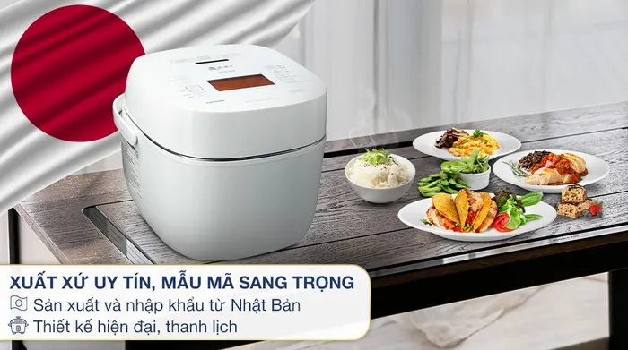 Nồi cơm áp suất cao tần Toshiba 1.8 lít RC-18VXWVN(W) - Thương hiệu