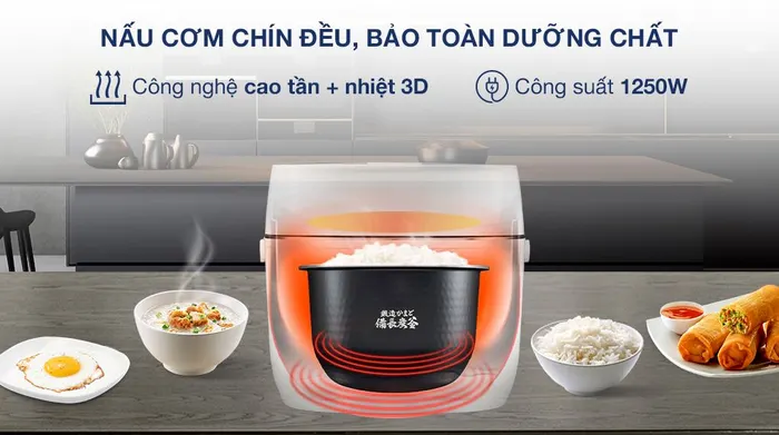 Nồi cơm áp suất cao tần Toshiba 1.8 lít RC-18VXWVN(W) - Công nghệ