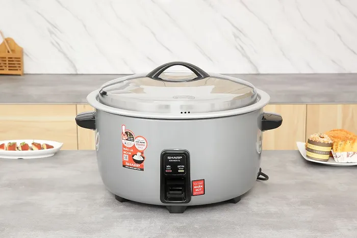 Nồi cơm nắp rời Sharp 6.5 lít KSH-H65V-SL - Thiết kế