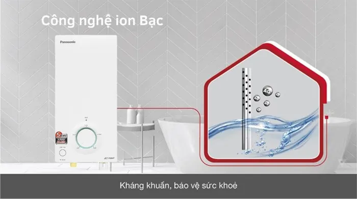 Máy nước nóng trực tiếp Panasonic 4500W DH-4VP1VW - Chế độ diệt khuẩn