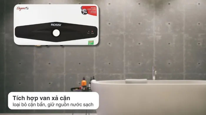 Máy nước nóng gián tiếp Rossi Eleganz-C 15 lít 2500W REC15SL - Tiện ích