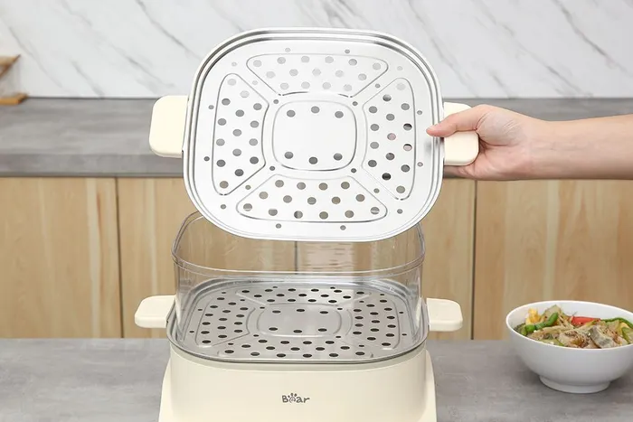Nồi lẩu hấp đa năng Bear BES-CA73G1 10 lít - Chất liệu