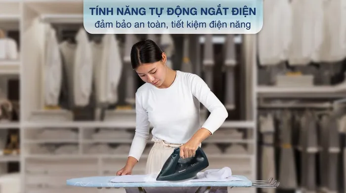 Bàn ủi hơi nước Panasonic NI-U450GRA 2400W - Tiện ích và tính năng an toàn