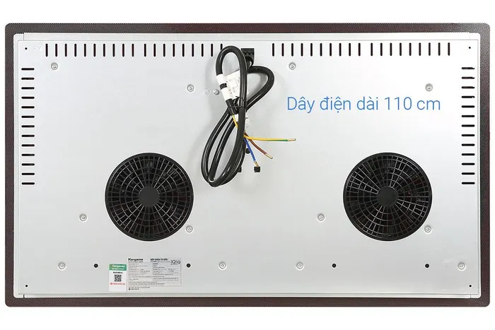 Quạt tản nhiệt - Bếp từ đôi lắp âm Kangaroo KGIC48D1C