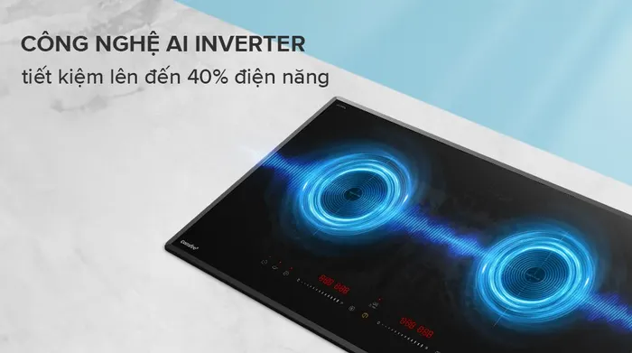 Inverter - Bếp từ đôi lắp âm Comfee CIH-44DIL