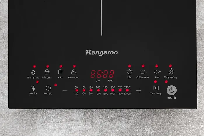 Bảng điều khiển - Bếp từ Kangaroo KGIC22S2