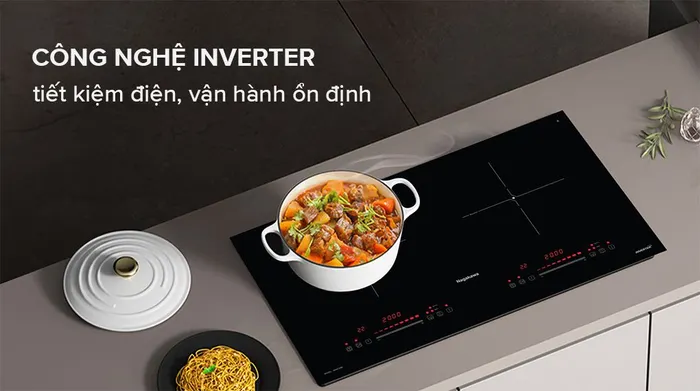 Công nghệ Inverter - Bếp từ đôi lắp âm Nagakawa NK2C30M
