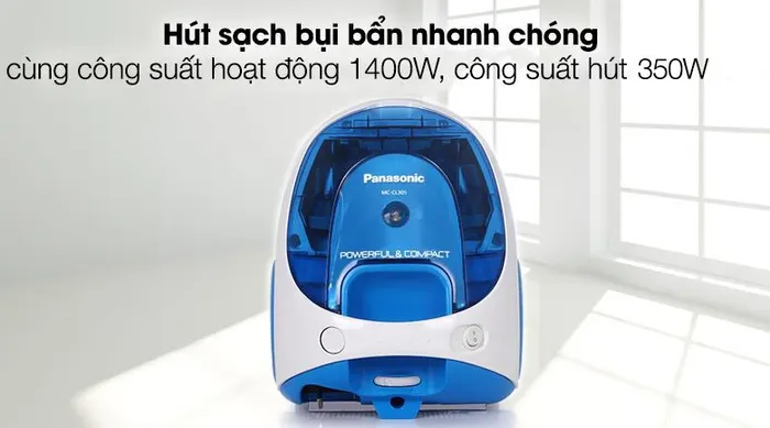 Máy hút bụi Panasonic MC-CL305BN46 1400 W - Công suất