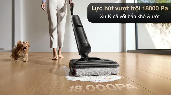 Máy hút bụi lau nhà Dreame H13 FlexReach - Lực hút