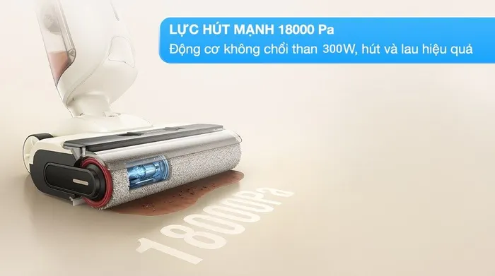 Máy hút bụi lau nhà Mova K30 - Lực hút