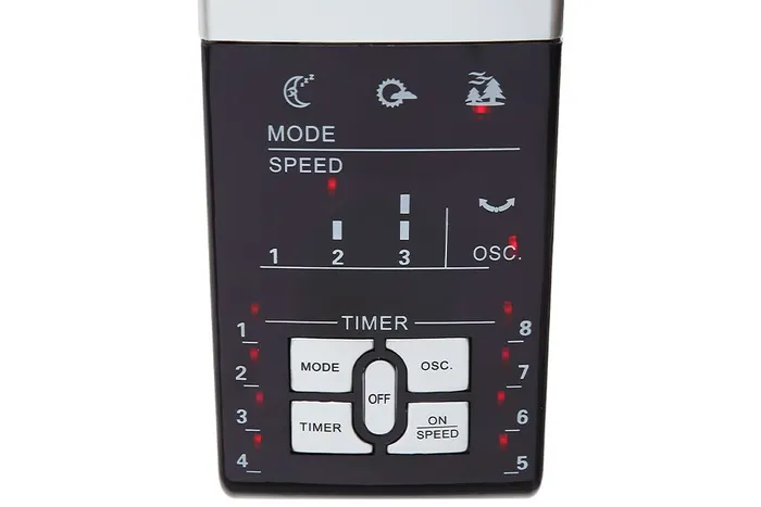 Bảng điều khiển - Quạt treo tường Kangaroo 5 cánh KG724 55W