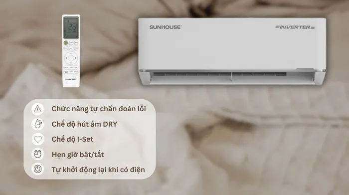 Máy lạnh Sunhouse Inverter 1 HP SHR-AW09IC650 - Tiện ích