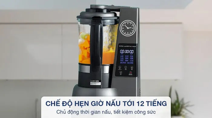Hẹn giờ nấu - Máy làm sữa hạt Mishio MK-307