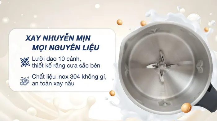 Máy làm sữa hạt đa năng Comet CM9216 - Lưỡi dao