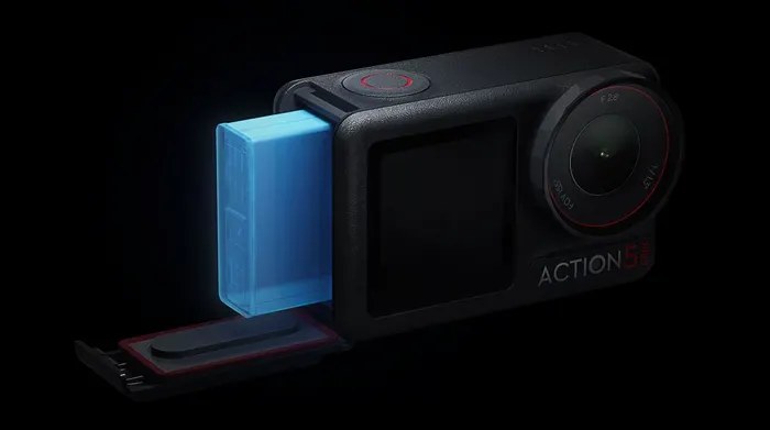 Camera kỹ thuật số DJI Osmo Action 5 Pro Adventure Combo_AC004ADV - Pin lâu