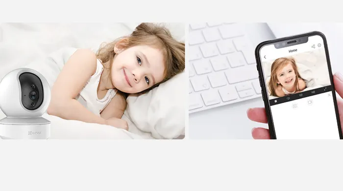 Camera IP 360 Độ 3MP EZVIZ TY1 - Đàm thoại hai chiều tiện lợi