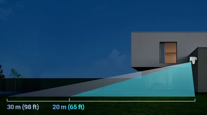 Camera IP Ngoài Trời 360 Độ 3MP EZVIZ H8C 4G - Quan sát ban đêm hiệu quả