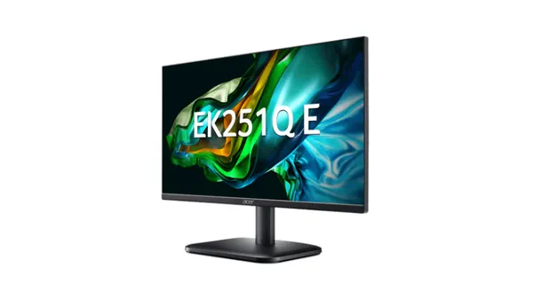 Màn hình Acer EK251Q E&nbsp;sở hữu thiết kế đơn giản