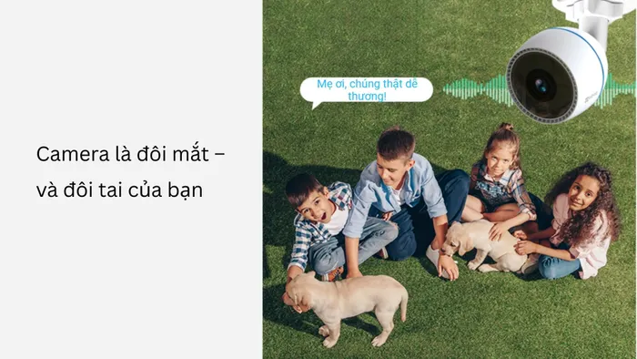 Camera WiFi Ngoài Trời 2MP EZVIZ CS-C3TN - Camera là đôi mắt – và đôi tai của bạn