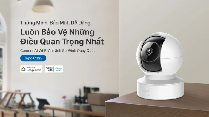 Camera TP-Link Tapo C222 4MP - Lưu trữ và bảo mật