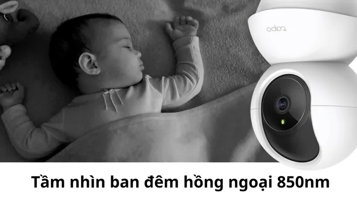 TP-Link Tapo C210 - Tầm nhìn ban đêm rõ nét