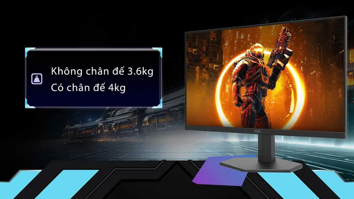 Màn hình Gaming AOC 27G11ZE2/71 - Thiết kế chuẩn gaming